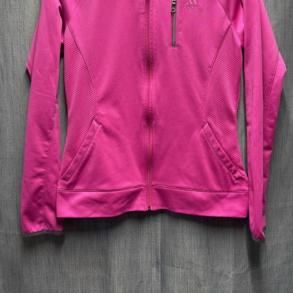 Adidas Women's Pink Hoodie size medium - Picture 4 of 8